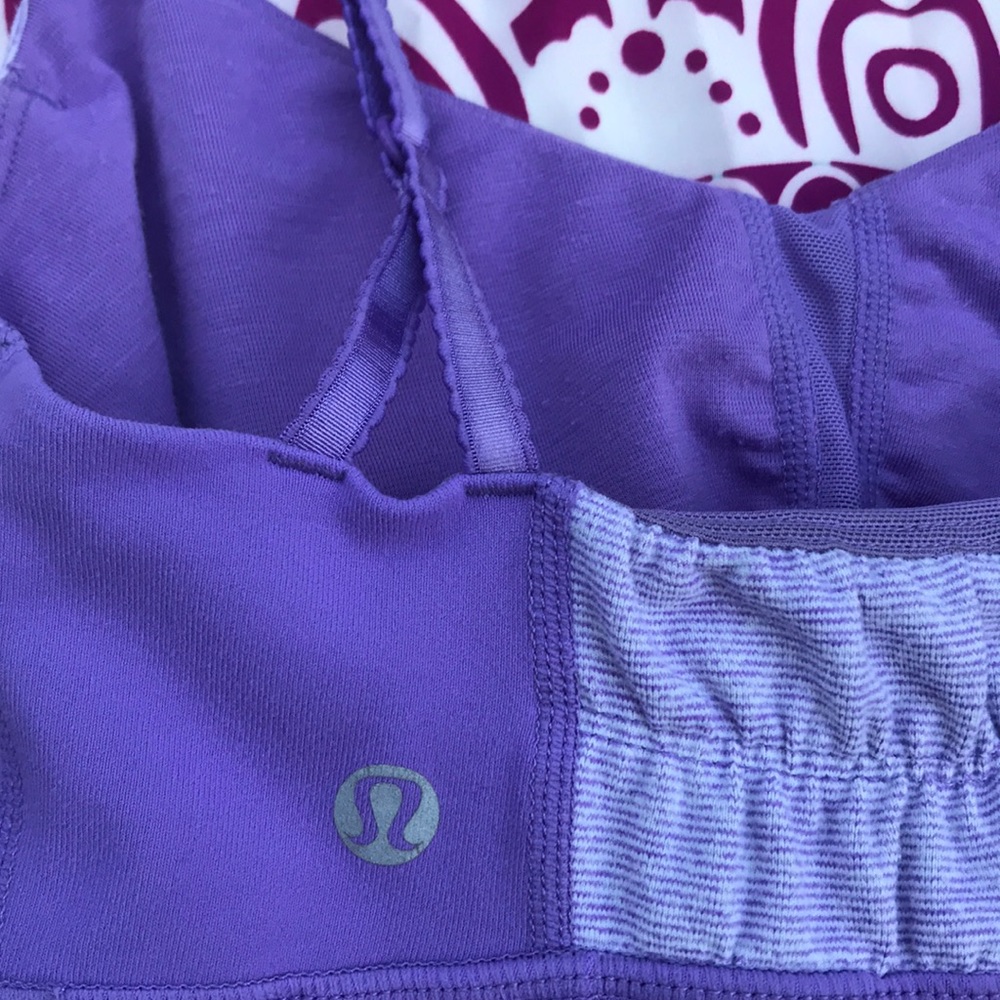 Purple Lululemon Workout Tank - Picture 4 of 6